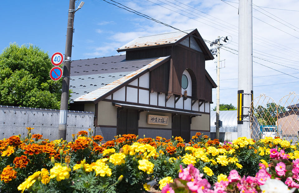 Yamato Sakura sake brewery coming from the underground water of Mogami River in Shanoi